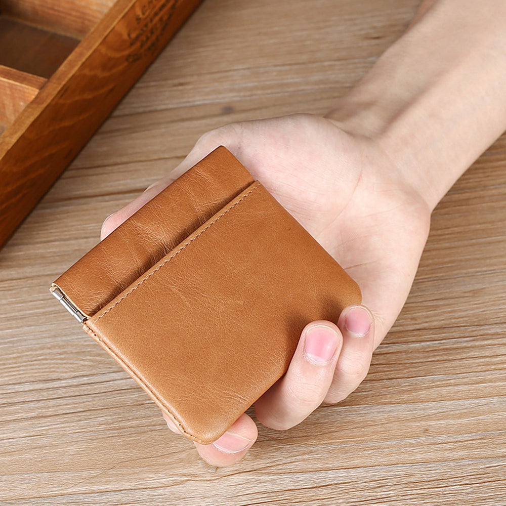 FC8002 Slim Wallet Card Holder Cowhide Leather Coin Purse Pouch RFID Blocking Change Purse FC8002 Slim Wallet Card Holder Cowhide Leather Coin Purse Pouch RFID Blocking Change Purse